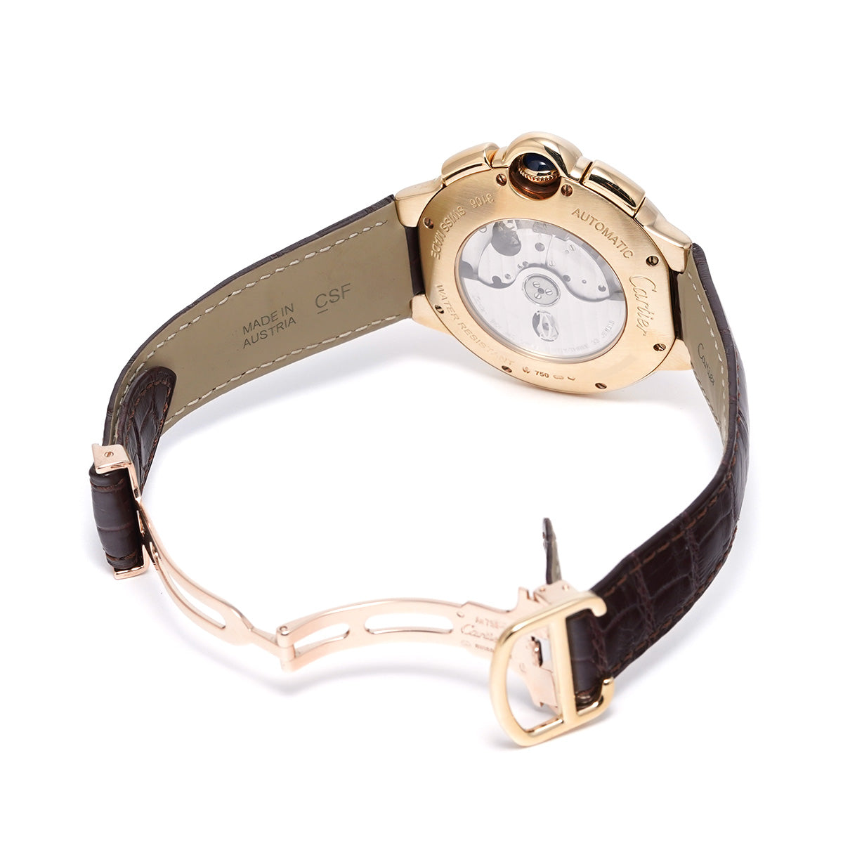 Ballon Bleu LM Chronograph W6920007 Silver CARTIER Unisex [Pre-Owned].