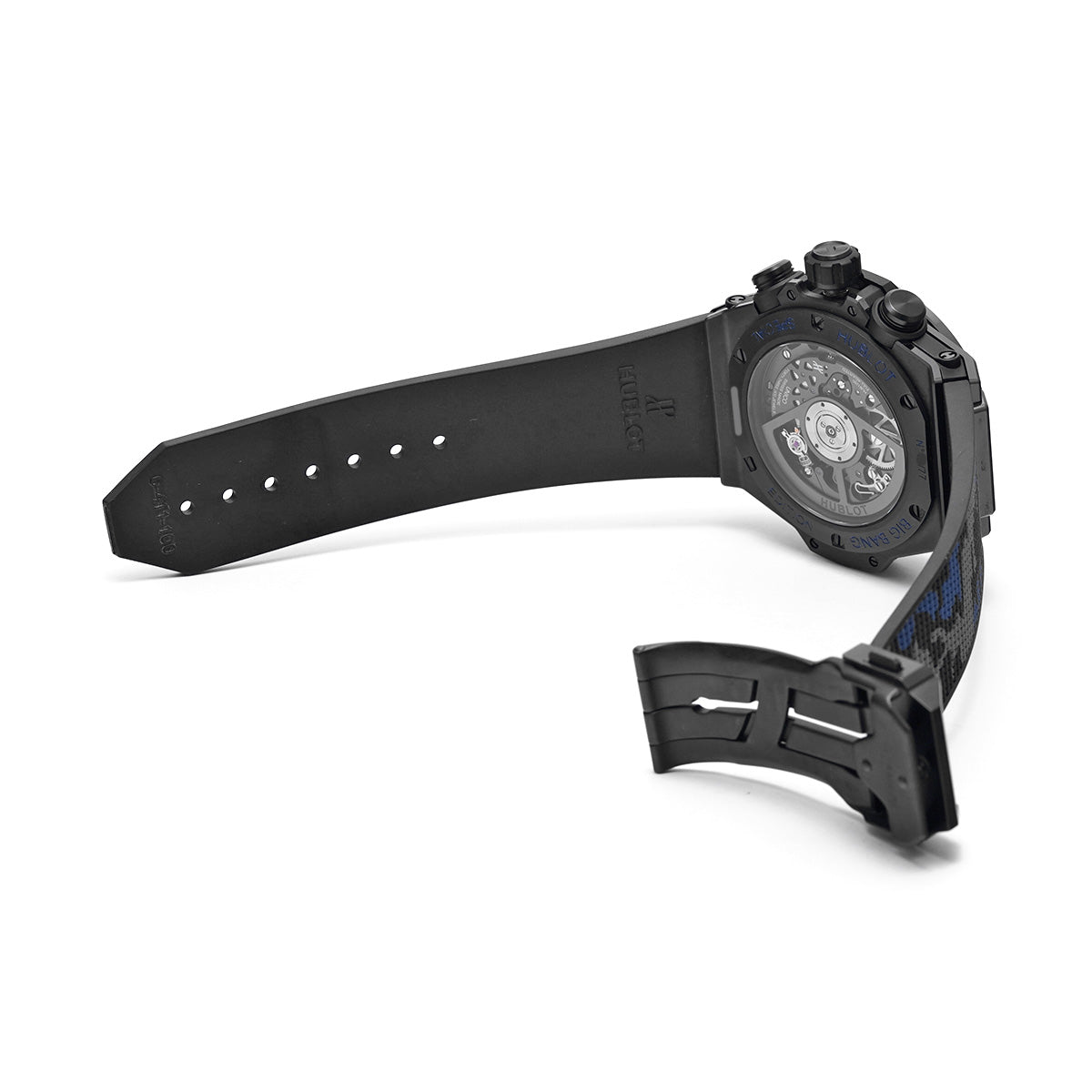 Big Bang Unico All Black Blue Camo 421.CI.0190.RX.JCAM Blue/Camouflage HUBLOT Men's [Pre-owned]
