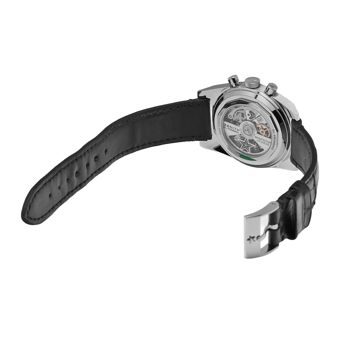 03.A384.400/21.C815 Chronomaster A384 Revival White/Black ZENITH Men's [Pre-Owned].