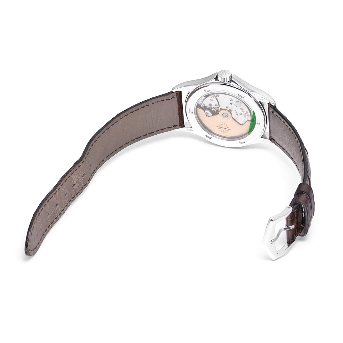 Calatrava 5107G-001 Silver PATEK PHILIPPE Men's [Pre-Owned].