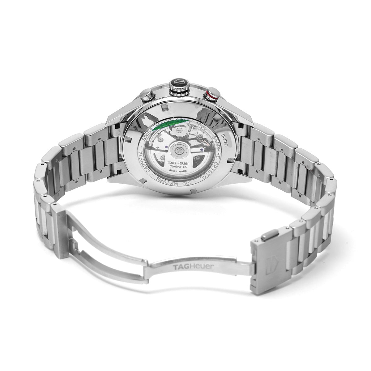 CARRERA Calibre 16 Chronograph Day Date CV2A1U.BA0738 Gray TAG HEUER Men's [Pre-Owned]