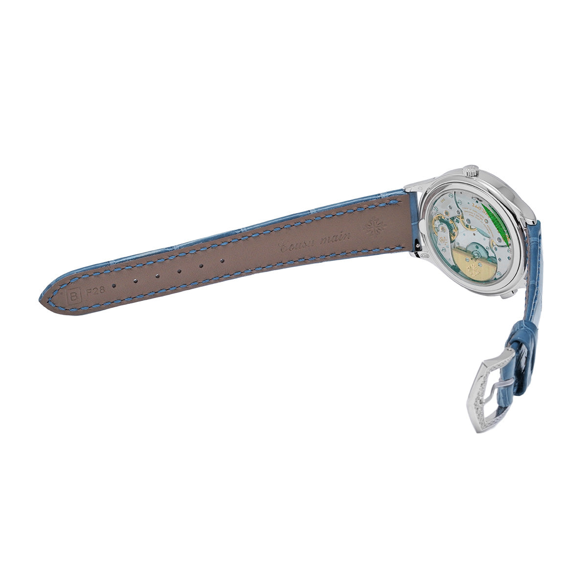 Complication World Time 7130G-014 Blue Gray PATEK PHILIPPE Ladies [Pre-Owned].
