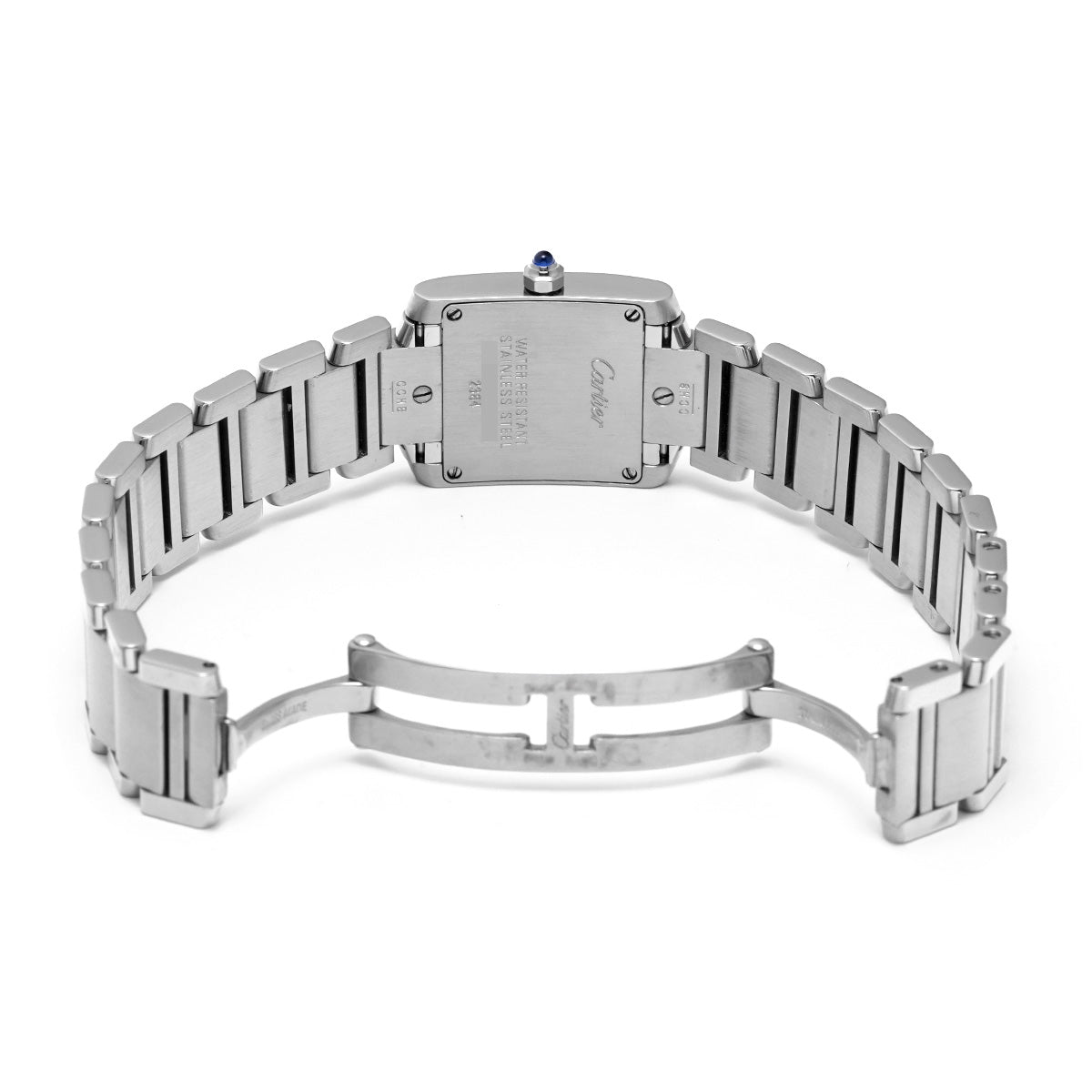 Tank Francaise SM W51008Q3 Silver CARTIER Ladies [Pre-owned]