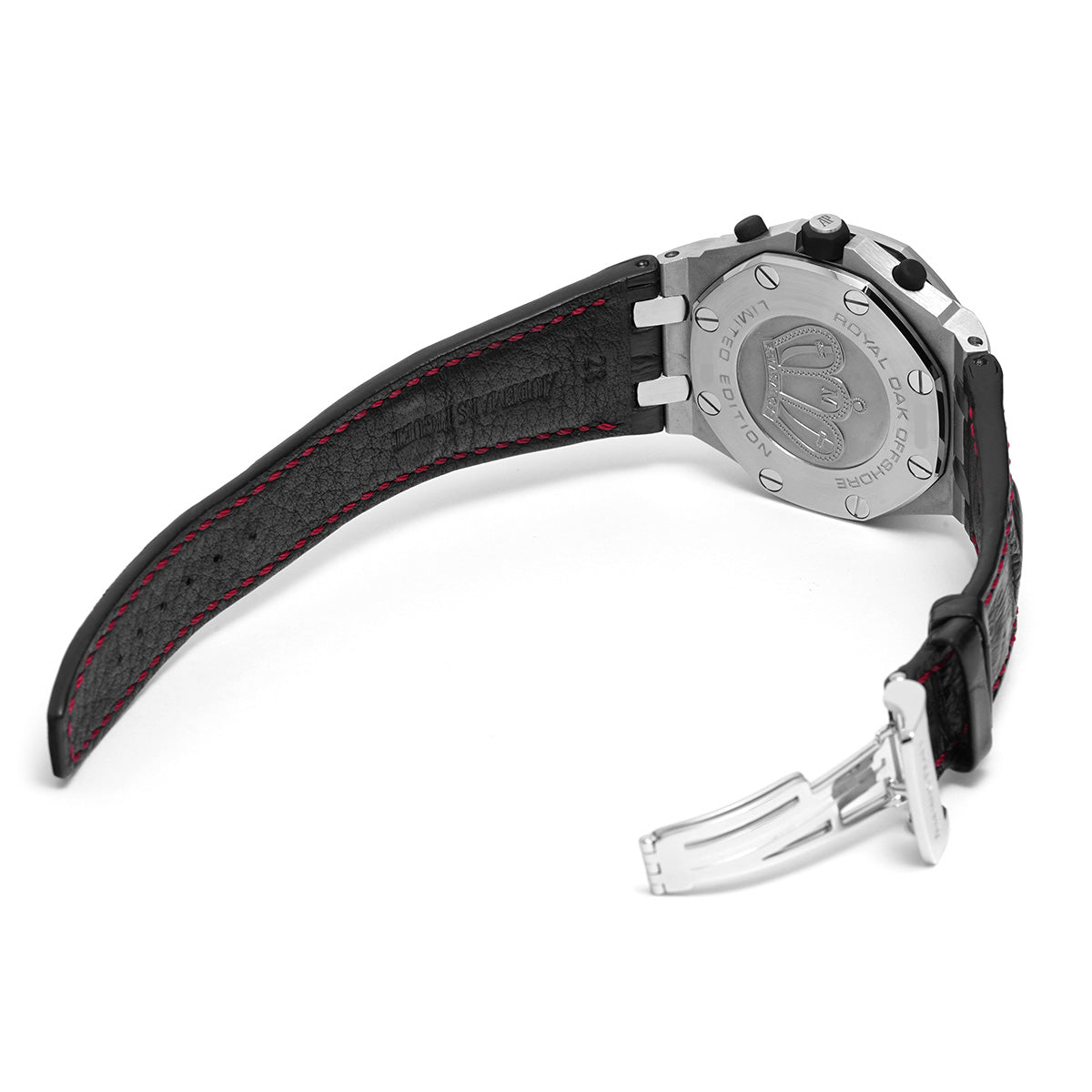 Royal Oak Offshore Chrono MASATO 26195ST.OO.D101CR.01 Black/Red AUDEMARS PIGUET Men's [pre-owned]