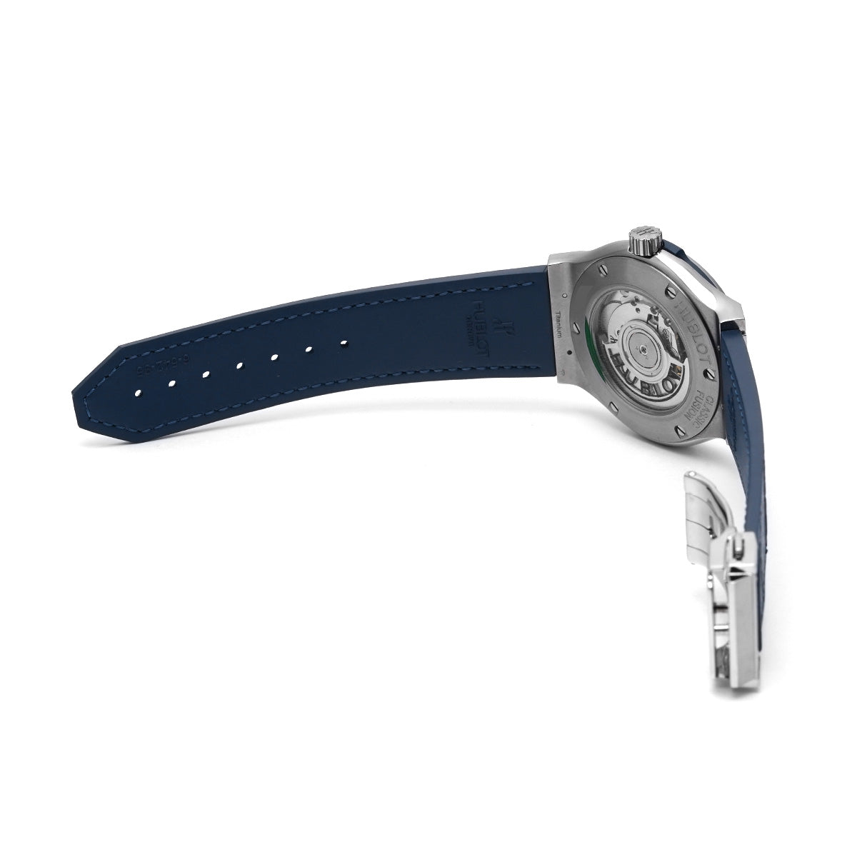 Classic Fusion Titanium Blue 542.NX.7170.LR Blue HUBLOT Men's [Pre-owned]