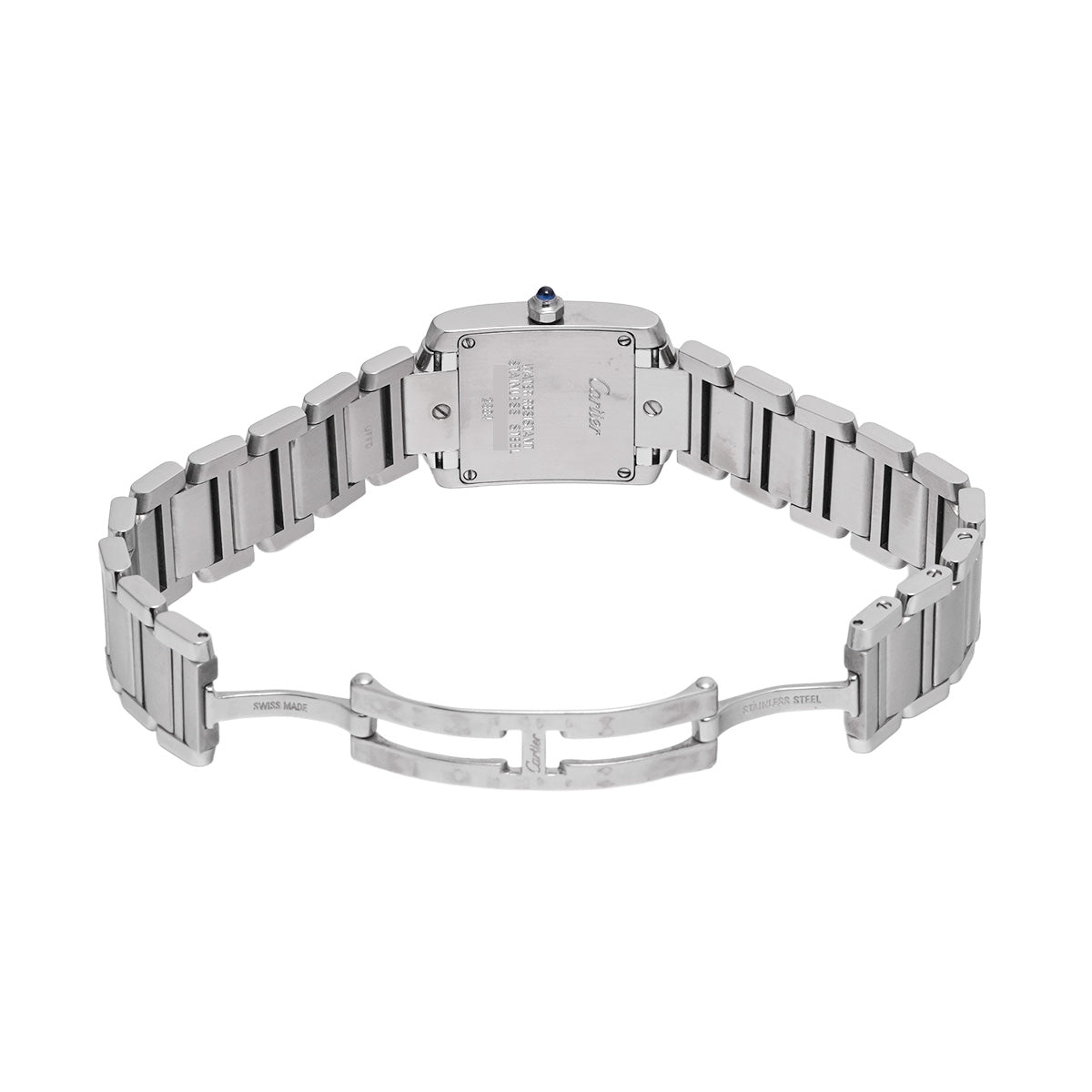 Tank Francaise SM W51008Q3 Silver CARTIER Ladies [Pre-owned]
