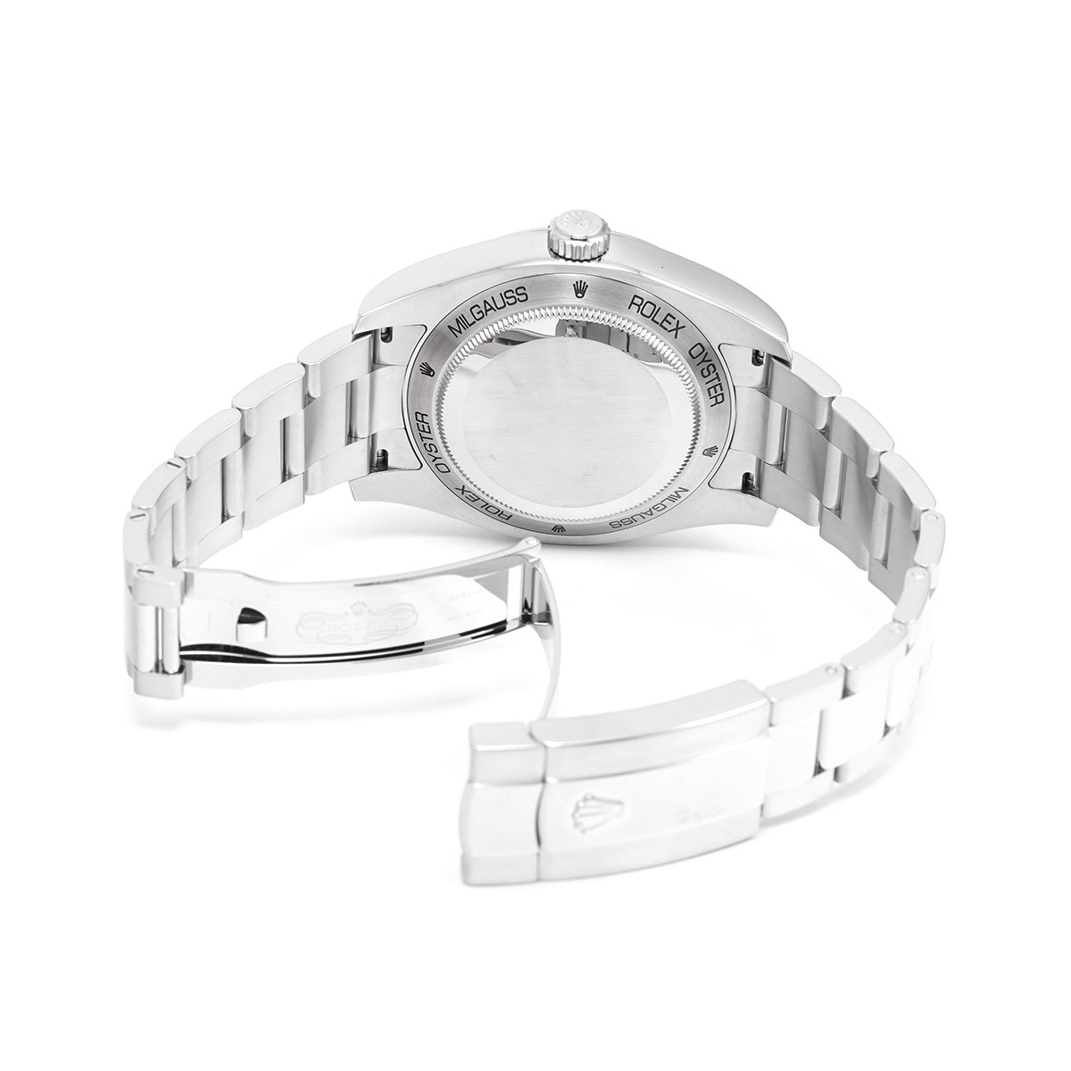 Milgauss 116400 G (manufactured circa 2011) White ROLEX Men's [Pre-Owned].