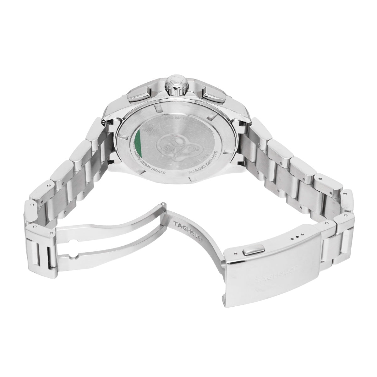 Aquaracer Quartz Chronograph CAY1110.BA0927 Black TAG HEUER Men's [Pre-Owned]