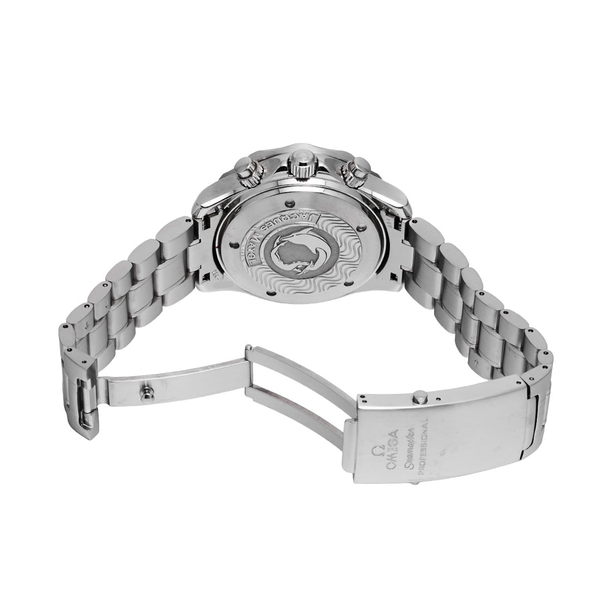 Seamaster 300 Apnea Jacques Mayol 2595.30 Silver OMEGA Men's [Pre-owned].