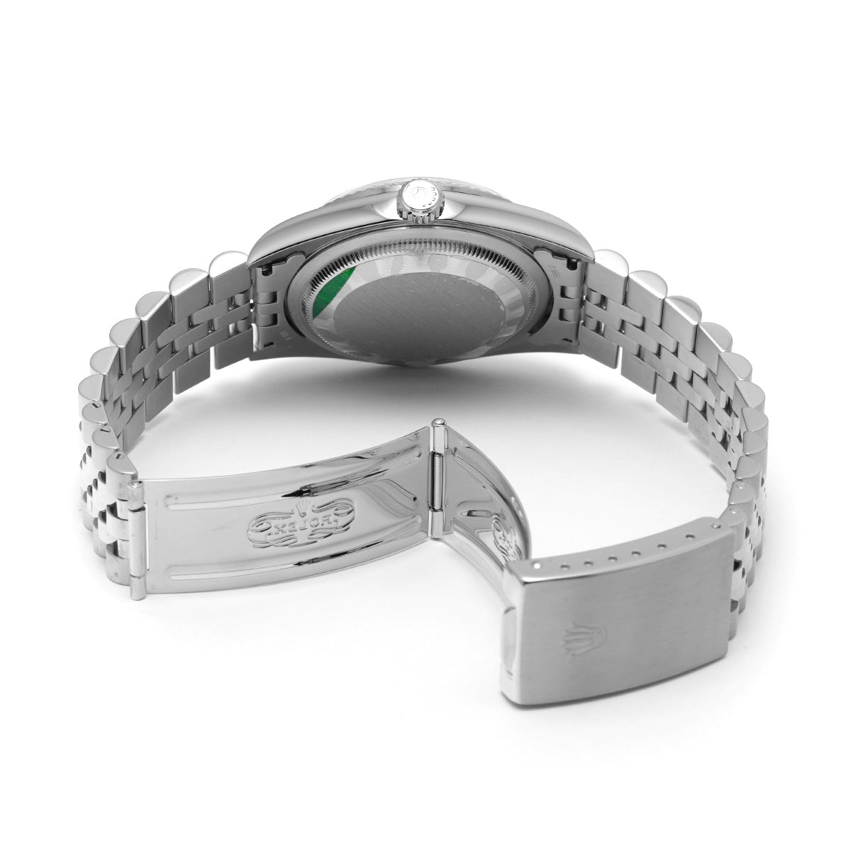 DATE JUST 16234G P (made around 2000) Black/Diamond ROLEX Men's [Pre-Owned].