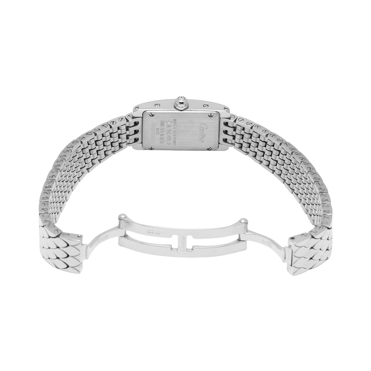 Tank American Mini WB710013 Silver CARTIER Ladies [Pre-Owned].