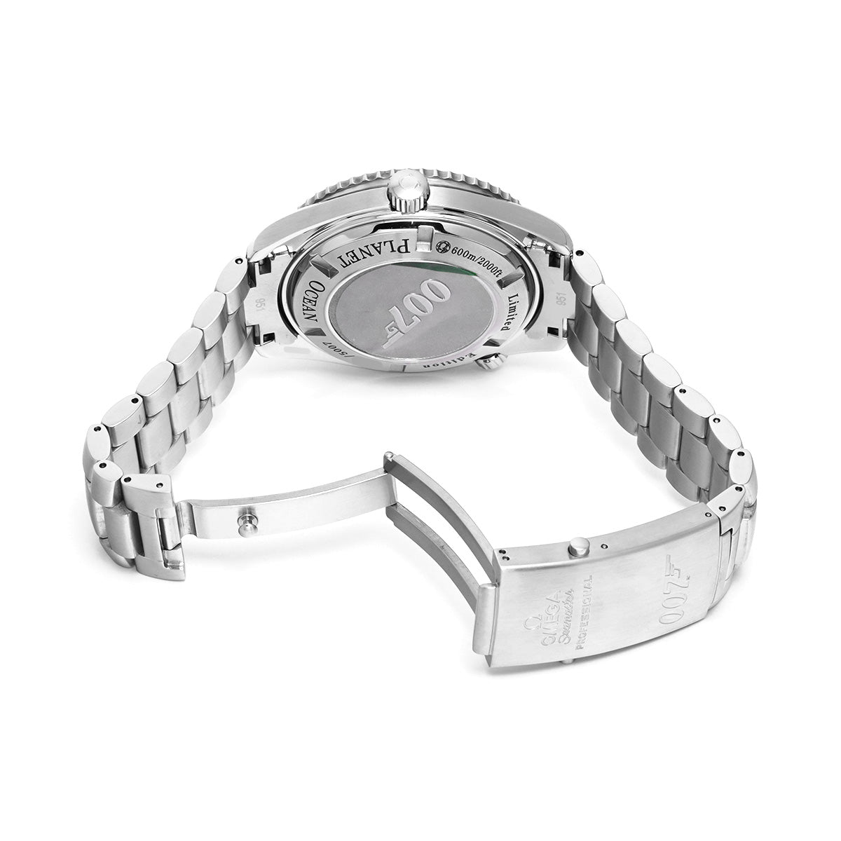 Seamaster Planet Ocean 600 Co-Axial 007 222.30.46.20.01.001 Black OMEGA Men's [Pre-Owned].