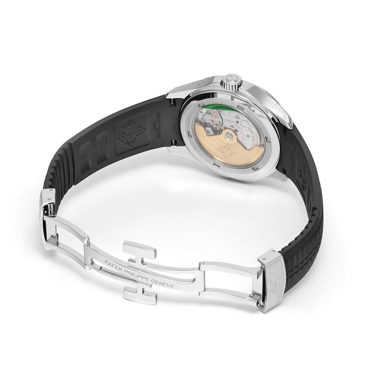 Aquanaut Travel Time 5164A-001 Embossed Black PATEK PHILIPPE Men's [Pre-Owned].