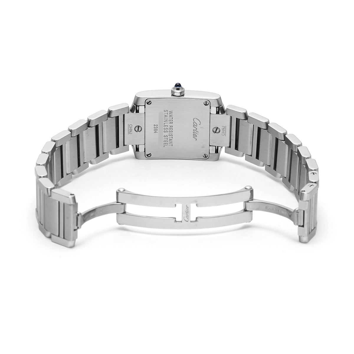 Tank Francaise SM W51008Q3 Silver CARTIER Ladies [Pre-owned]