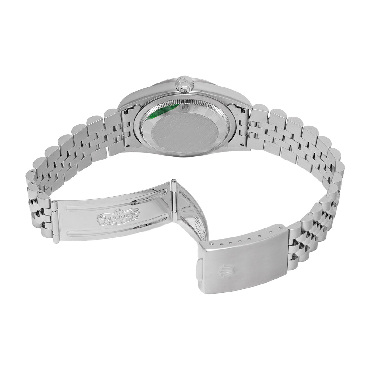 DATE JUST 16234 K (manufactured circa 2001) Silver ROLEX Men's [Pre-Owned].