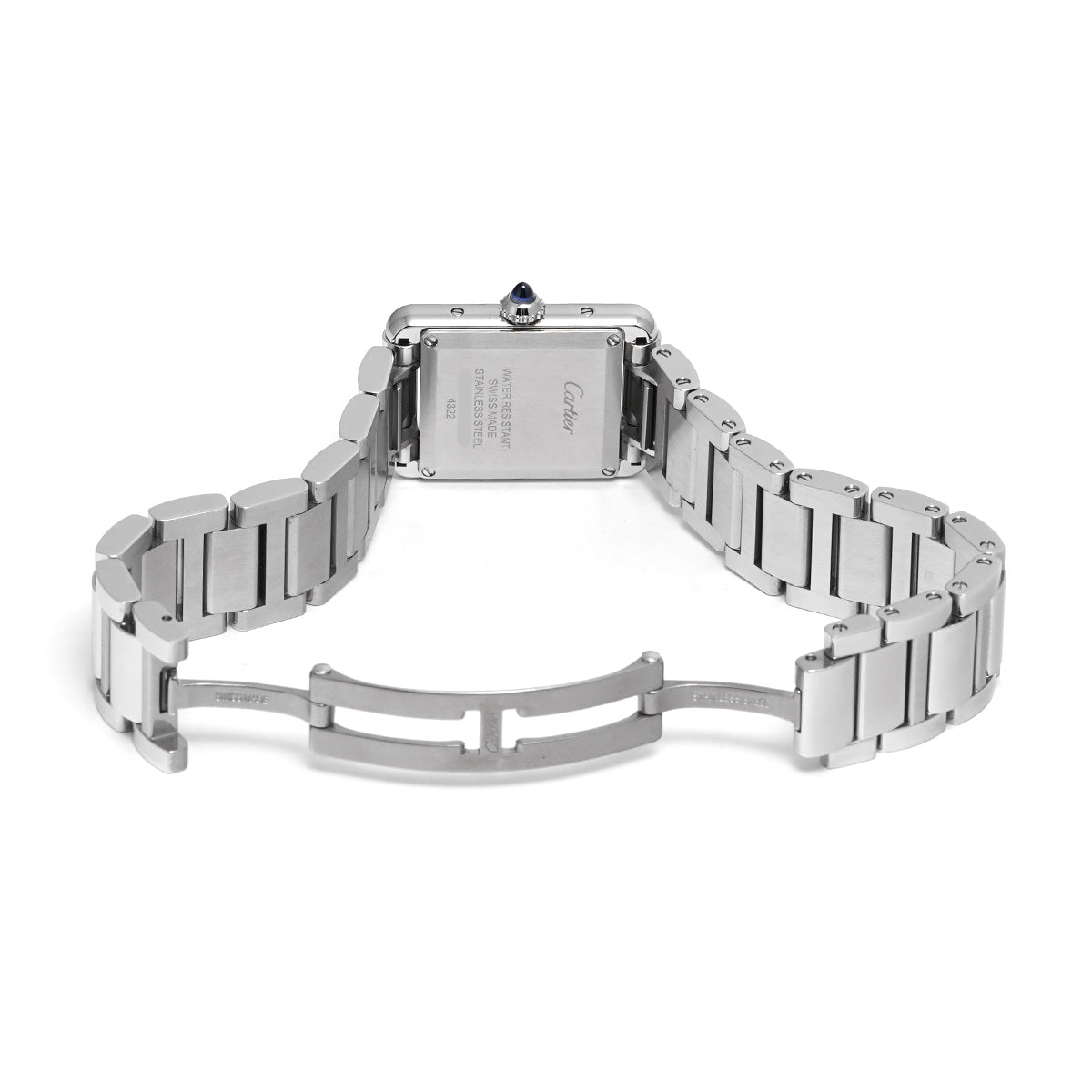 Tank Must SM WSTA0051 Silver CARTIER Ladies [Pre-owned]