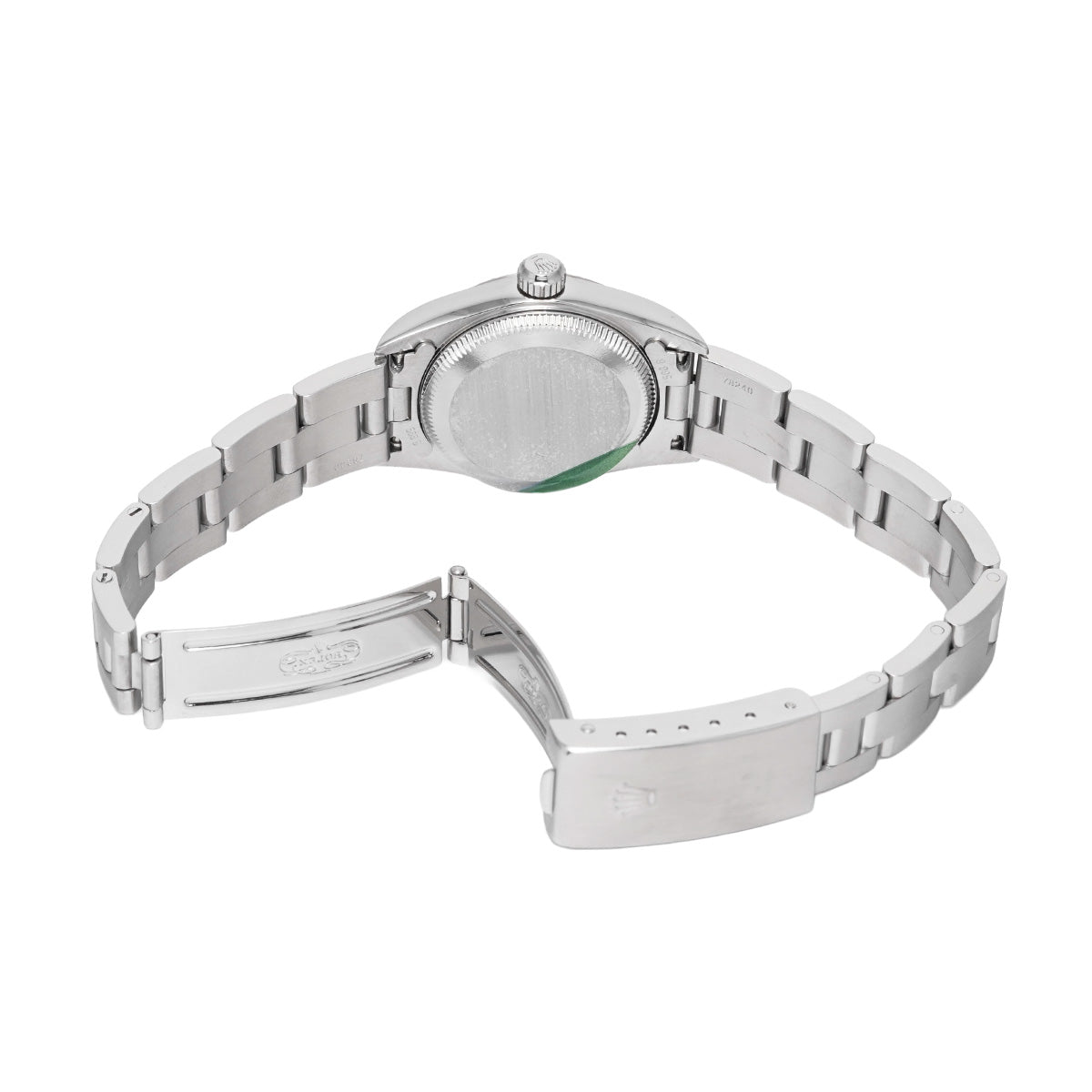 76094 Oyster Perpetual 24 K (manufactured circa 2001) Silver ROLEX Ladies [Pre-owned].