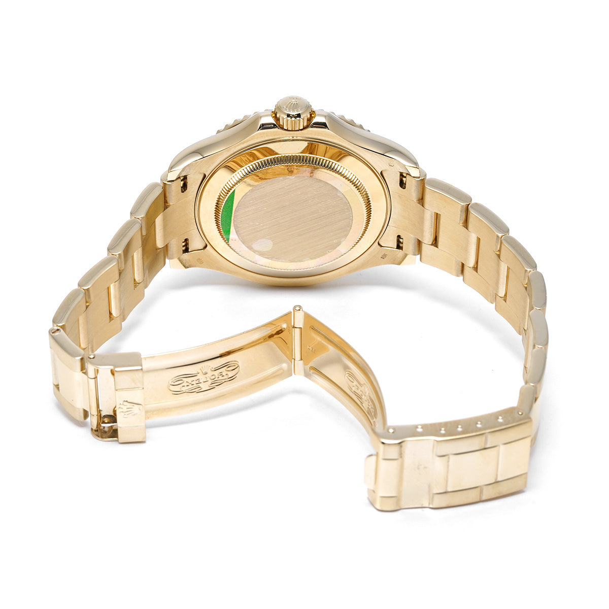 Yacht-Master 16628NGR Y (made around 2002) White MOP/Ruby ROLEX Men's [Pre-Owned].