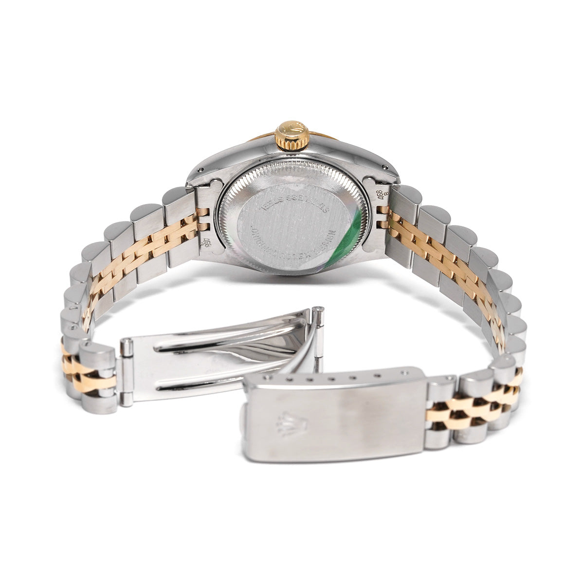 DATE JUST 69173 89th (manufactured circa 1985) Champagne Mosaic ROLEX Ladies [Pre-Owned].