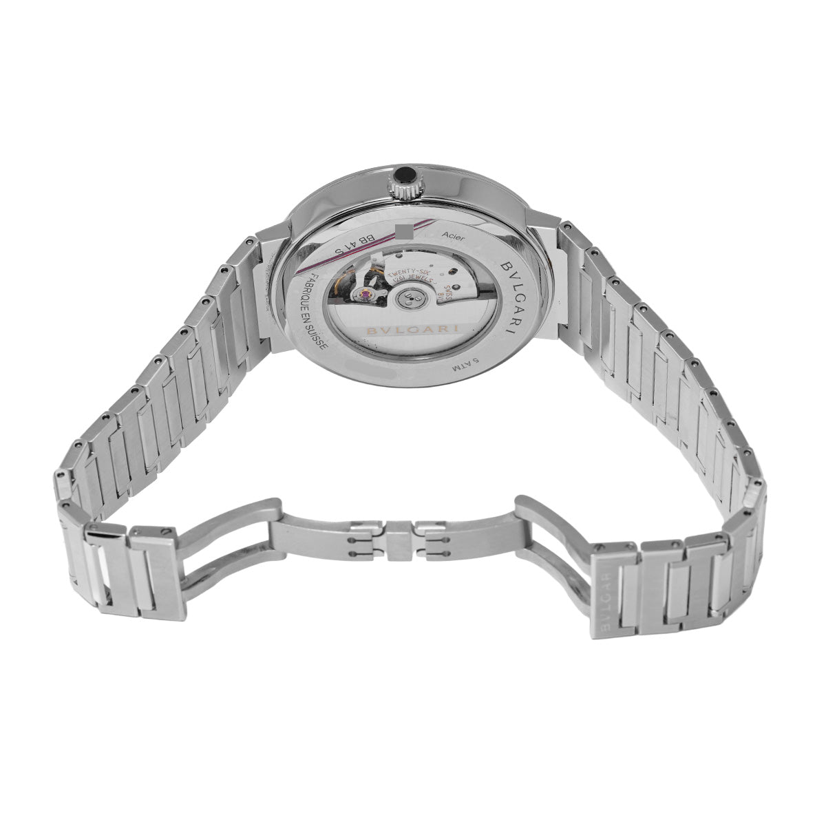 BB41S Bulgari Bulgari Solo Tempo Black BVLGARI Men's [Pre-owned].