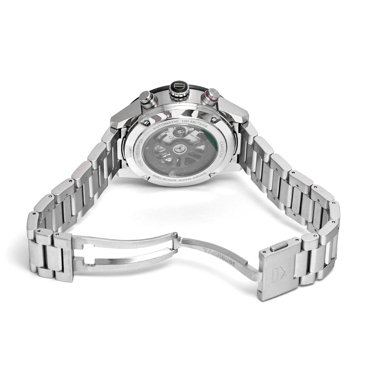CARRERA CALIBRE HEUER 01 Chronograph CAR201W.BA0714 Gray TAG HEUER Men's [Pre-Owned].