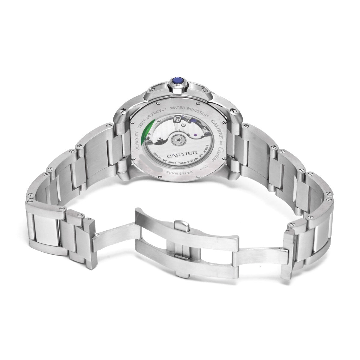Calibre de Cartier W7100015 Silver CARTIER Men's [Pre-owned].