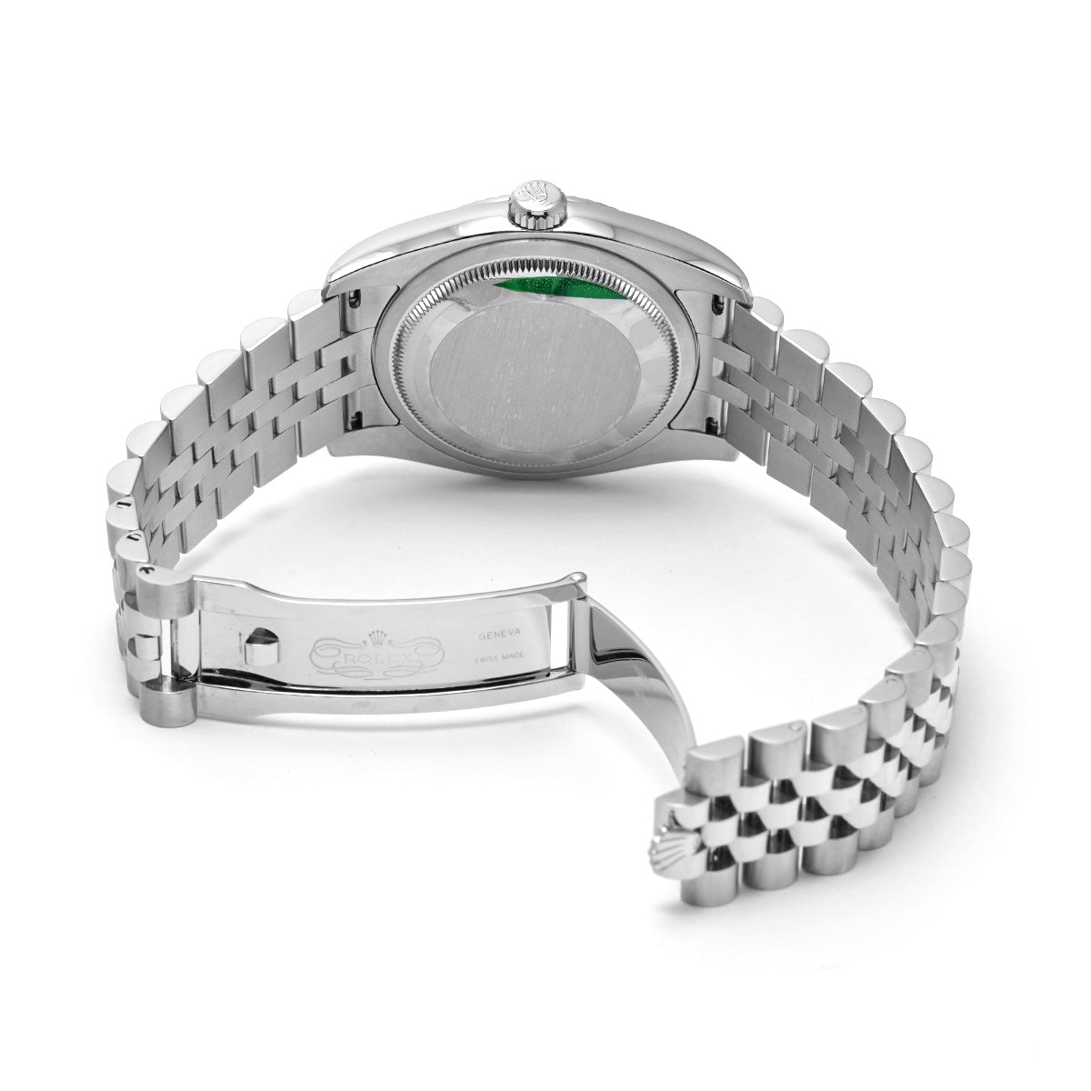 DATE JUST 116234 D (manufactured circa 2005) Gray Concentric ROLEX Men's [Pre-Owned].