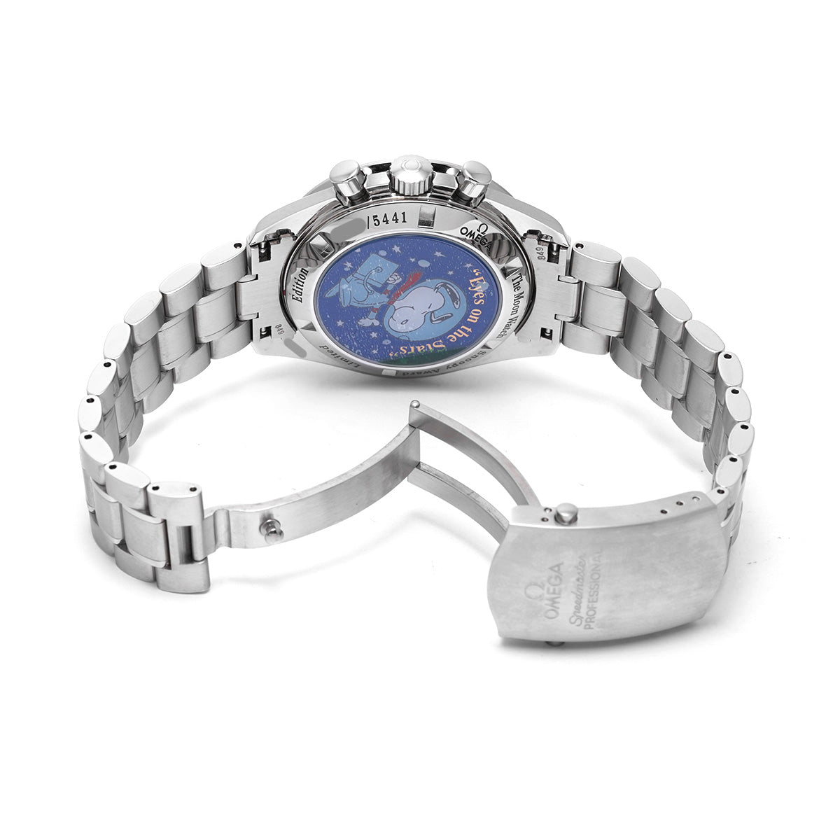 Speedmaster Professional Moon Watch Snoopy Award 3578.51 Black OMEGA Men's [Pre-Owned].