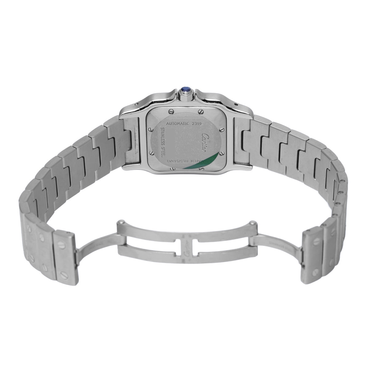 Santos Galve LM W20040D6 Silver CARTIER Men's [Pre-owned]