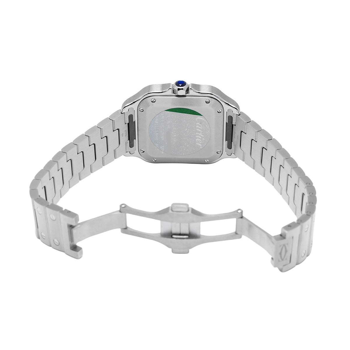 Santos de Cartier MM WSSA0063 Blue Gradation CARTIER Men's [Pre-Owned].