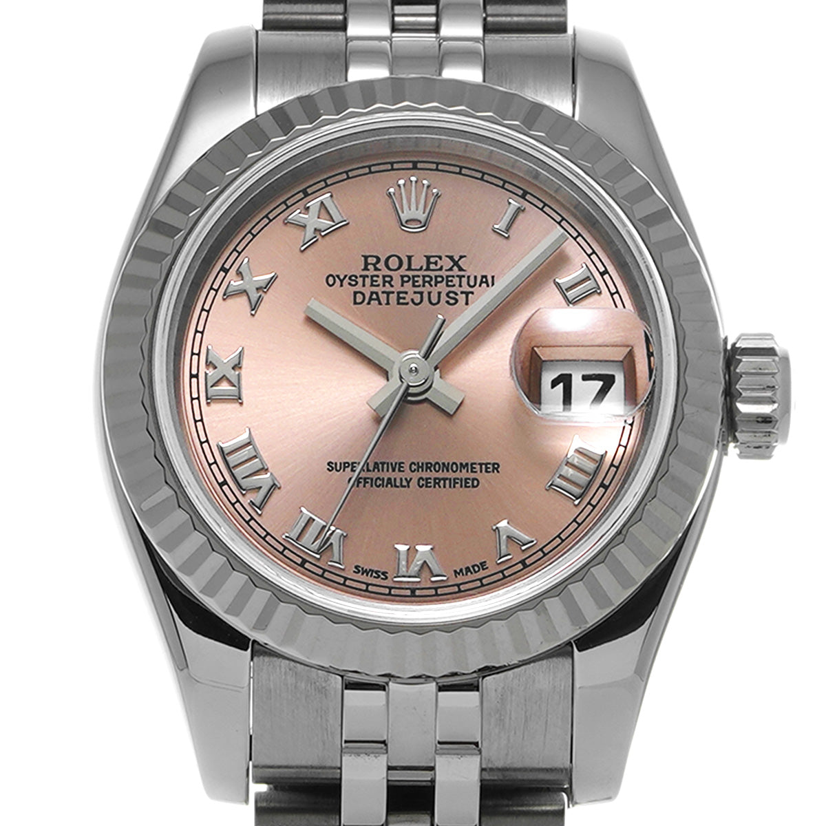 DATE JUST 179174 D (manufactured circa 2006) Pink ROLEX Ladies [Pre-Owned].