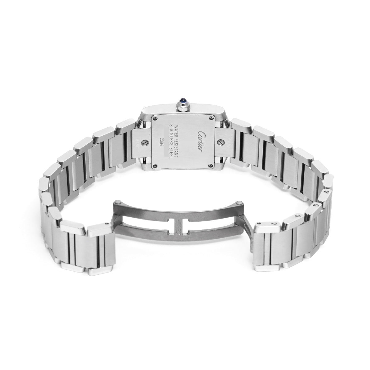Tank Francaise SM W51008Q3 Silver CARTIER Ladies [Pre-owned]