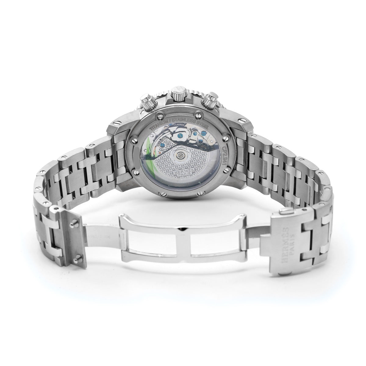 Clipper Diver Chronograph CP2.941 Gray HERMES Men's [Pre-Owned].