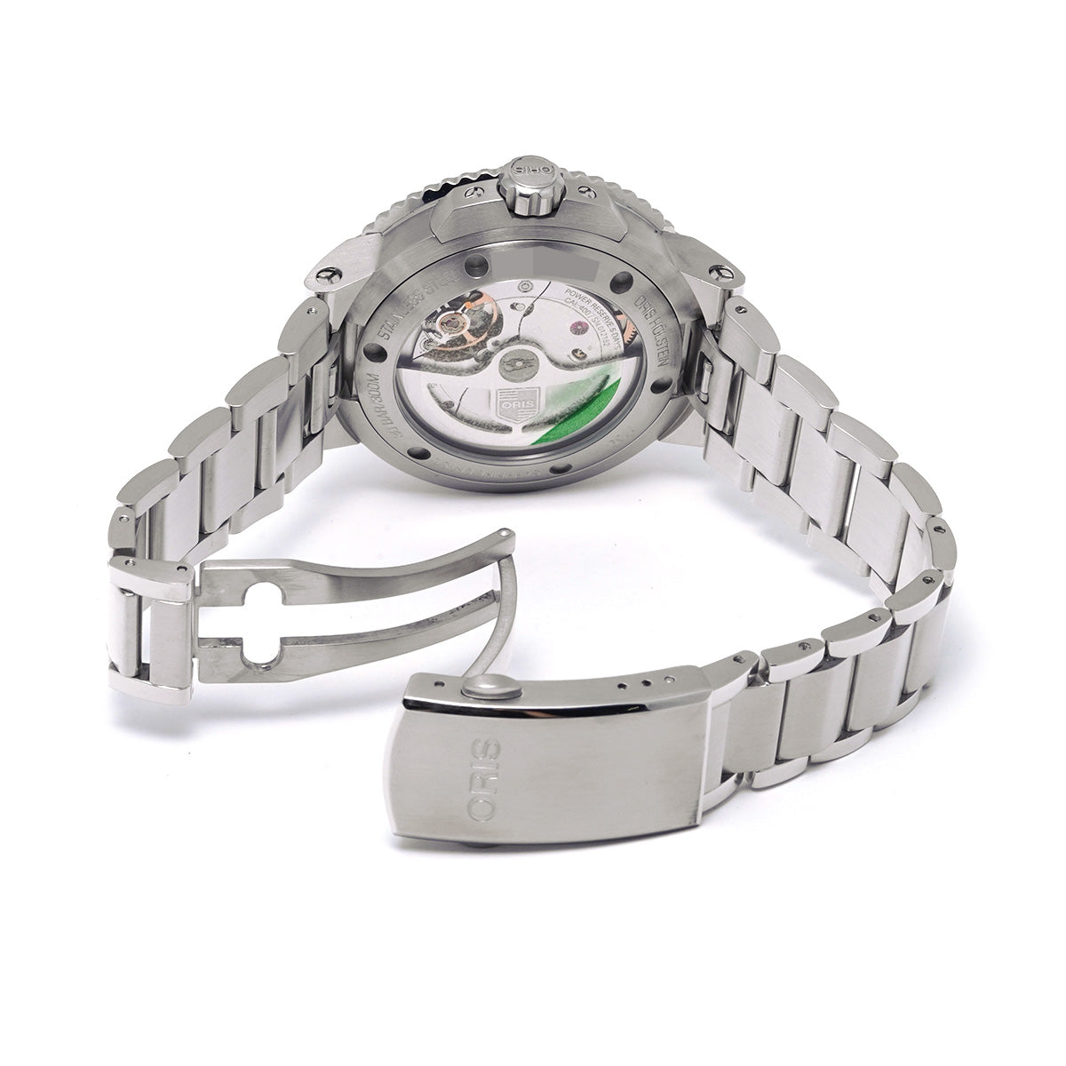 Aquis Date Caliber 400 01 400 7769 4135-07 8 22 09PEB Blue ORIS Men's [pre-owned].