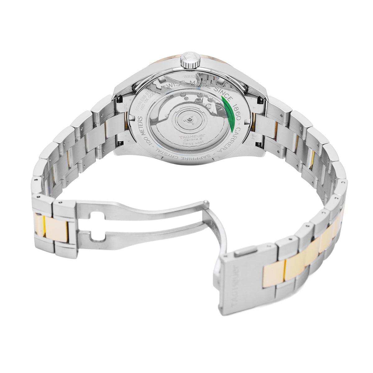 CARRERA Heritage Calibre 6 WAS2150.BD0733 Silver TAG HEUER Men's [Pre-Owned].