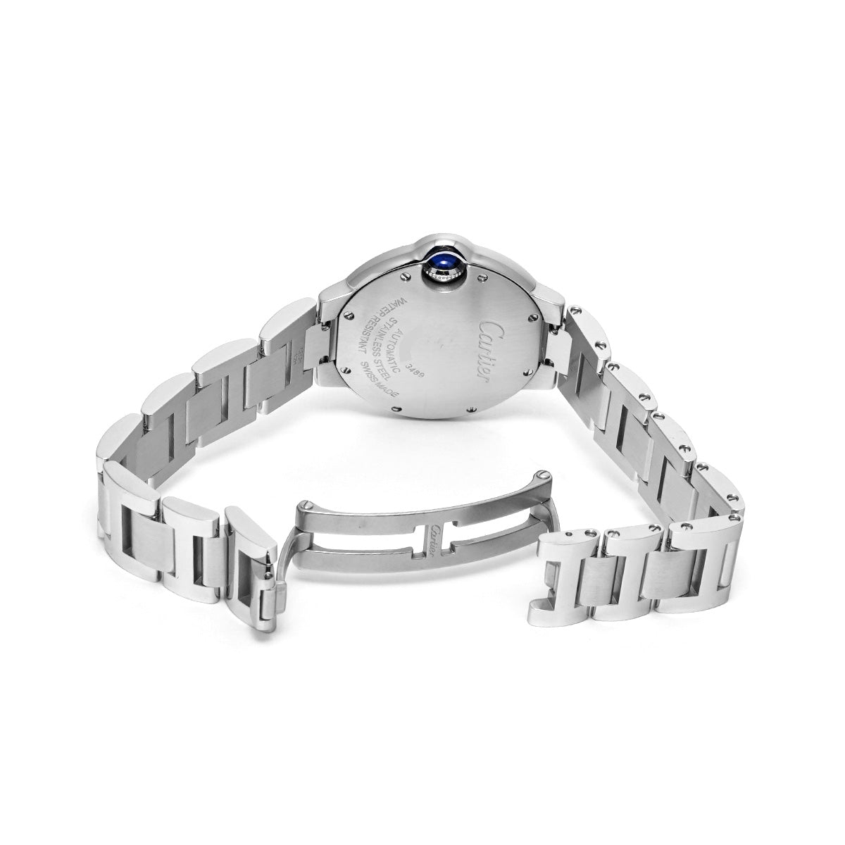 Ballon Bleu de Cartier 33mm W4BB0016 Silver CARTIER Unisex [Pre-Owned].