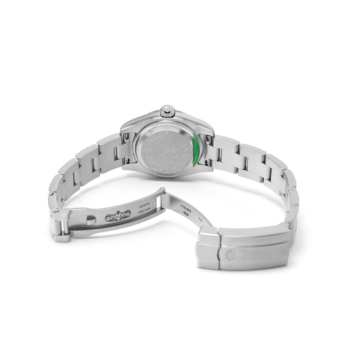 Oyster Perpetual 26 176200 M (manufactured circa 2007) White ROLEX Ladies [Pre-Owned].