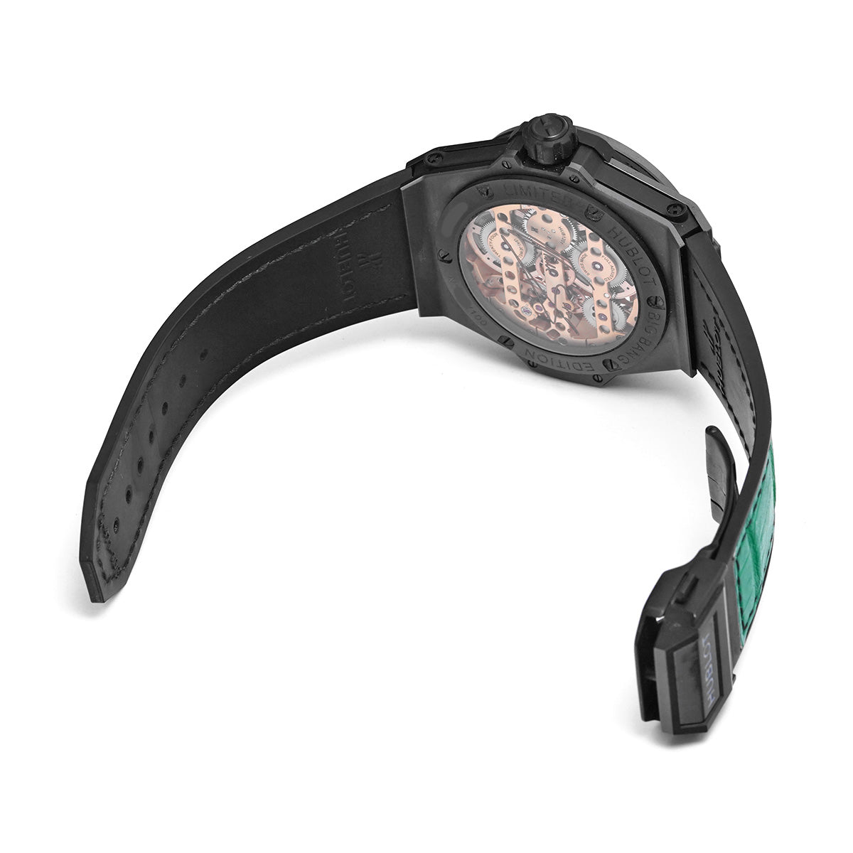Big Bang Mecha-10 Nicky Jam Ceramic 414.CI.4010.LR.NJA18 Skeleton HUBLOT Men's [Pre-owned]