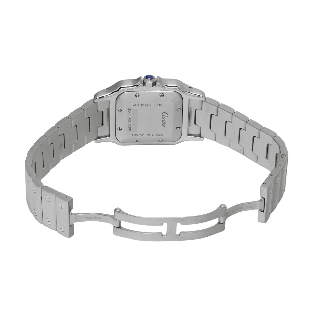 Santos Galve LM W20040D6 Silver CARTIER Men's [Pre-owned]