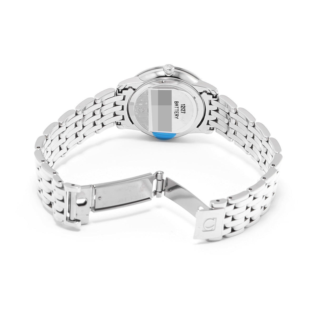 De Ville Prestige Quartz 424.10.27.60.53.001 Blue/Diamond OMEGA Ladies [New]