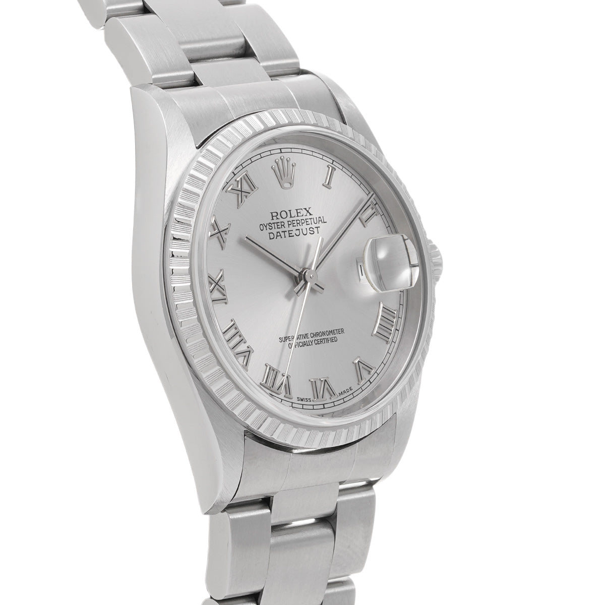 DATE JUST 16220 P (made around 2000) Silver ROLEX Men's [Pre-owned].