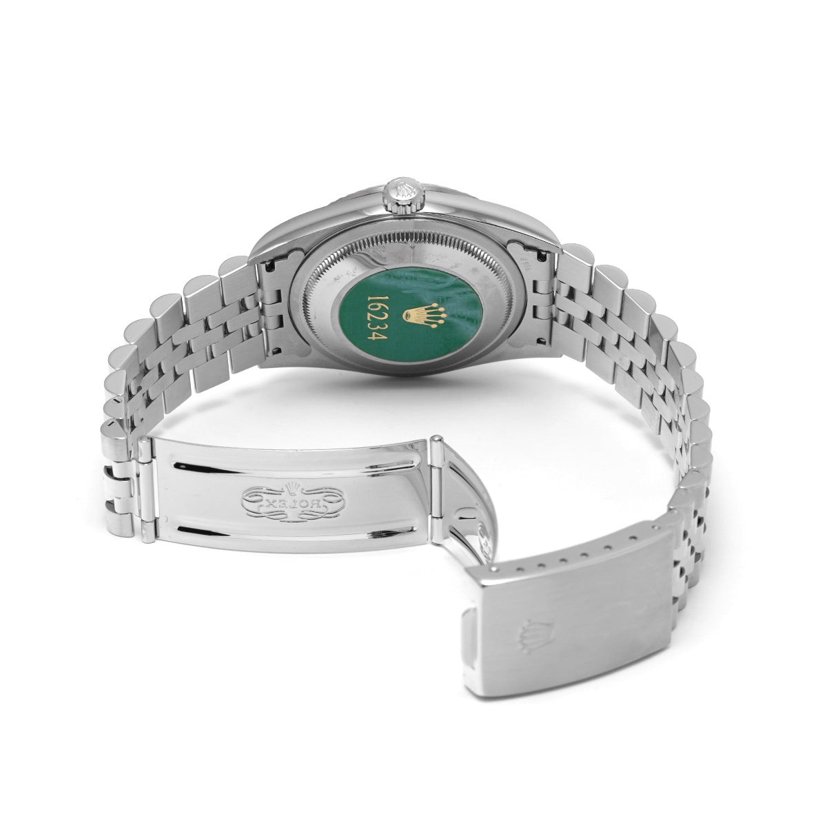 DATE JUST 16234G P (made around 2000) Silver/Diamond ROLEX Men's [Pre-Owned].
