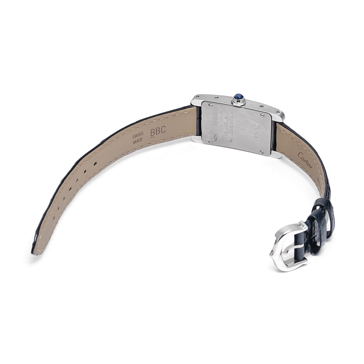 Tank American SM WSTA0043 Silver CARTIER Ladies [Pre-owned]