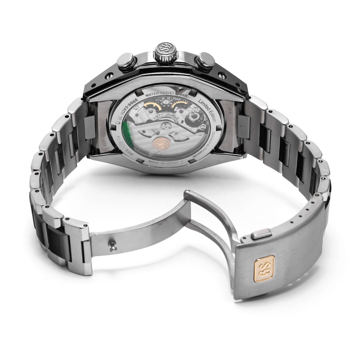 Sport Collection Spring Drive Chronograph GMT SBGC219 GS Blue Grand Seiko Men's [Pre-Owned].