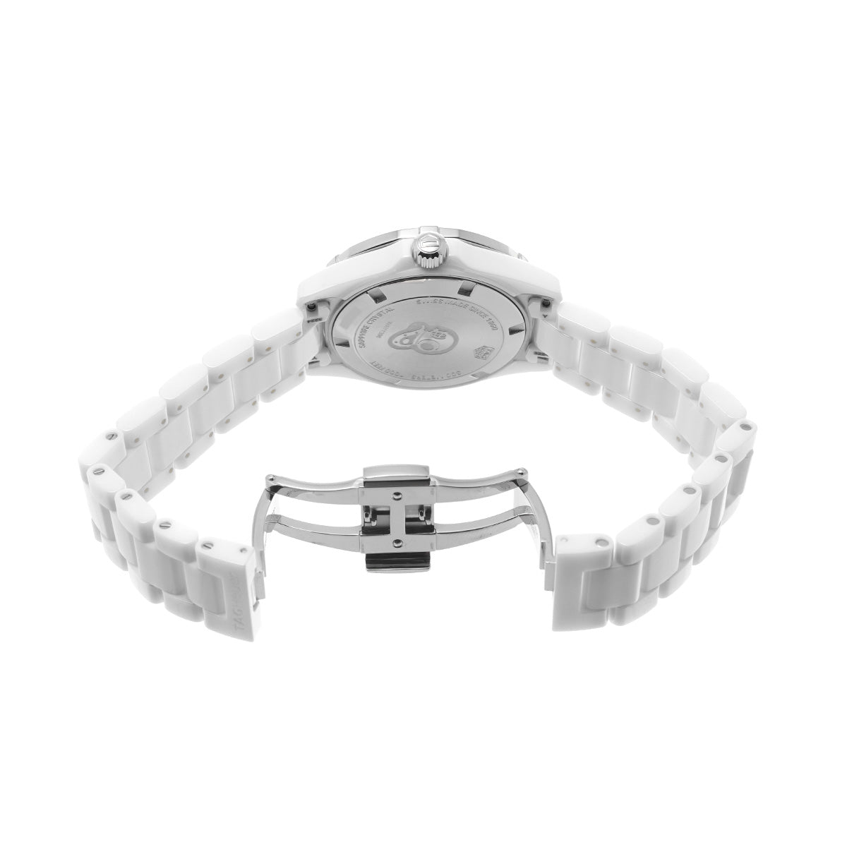 Aquaracer Quartz WAY1396.BH0717 White TAG HEUER Men's [Pre-Owned].