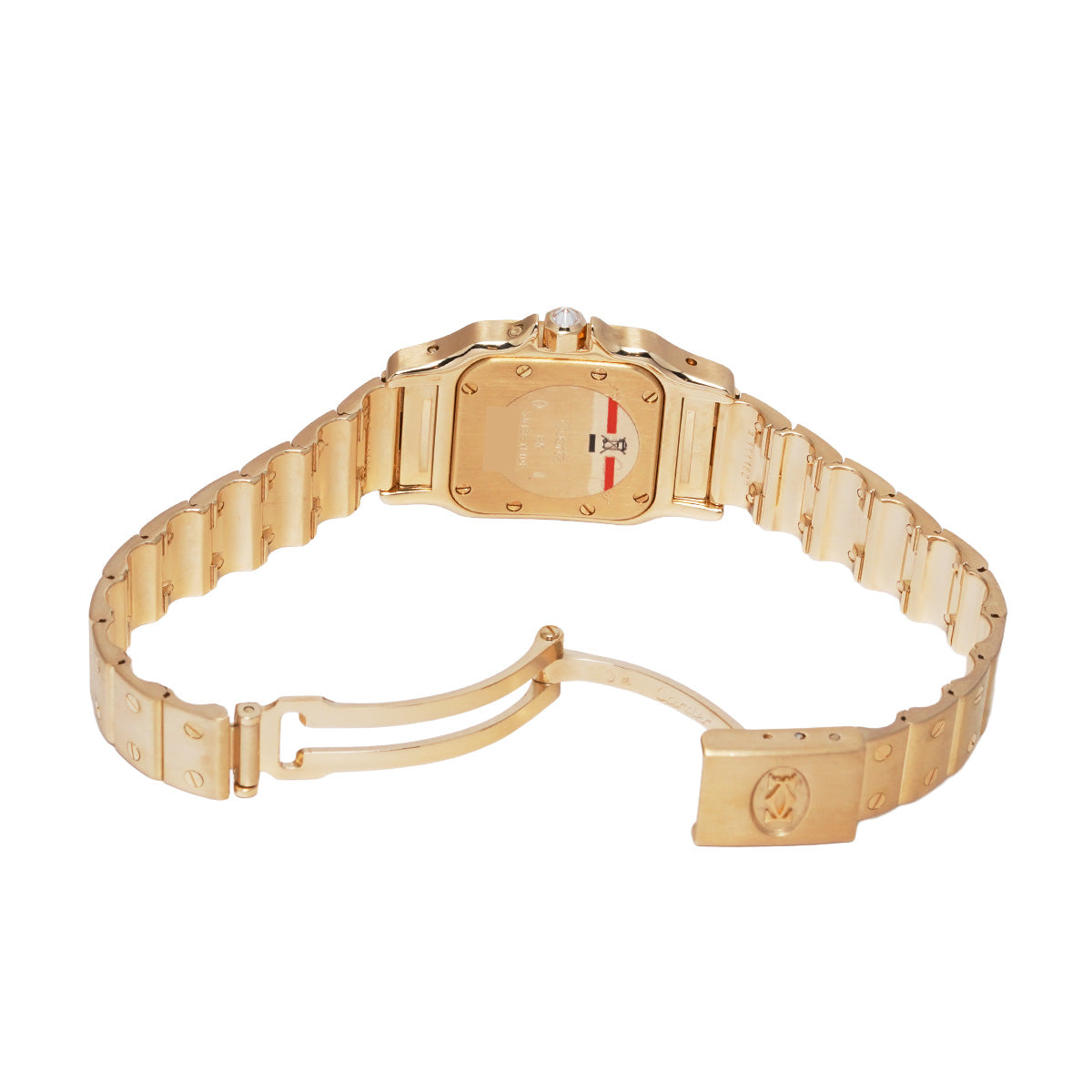 819903 Santos Garbe SM Moonphase Ivory CARTIER Ladies [Pre-owned].