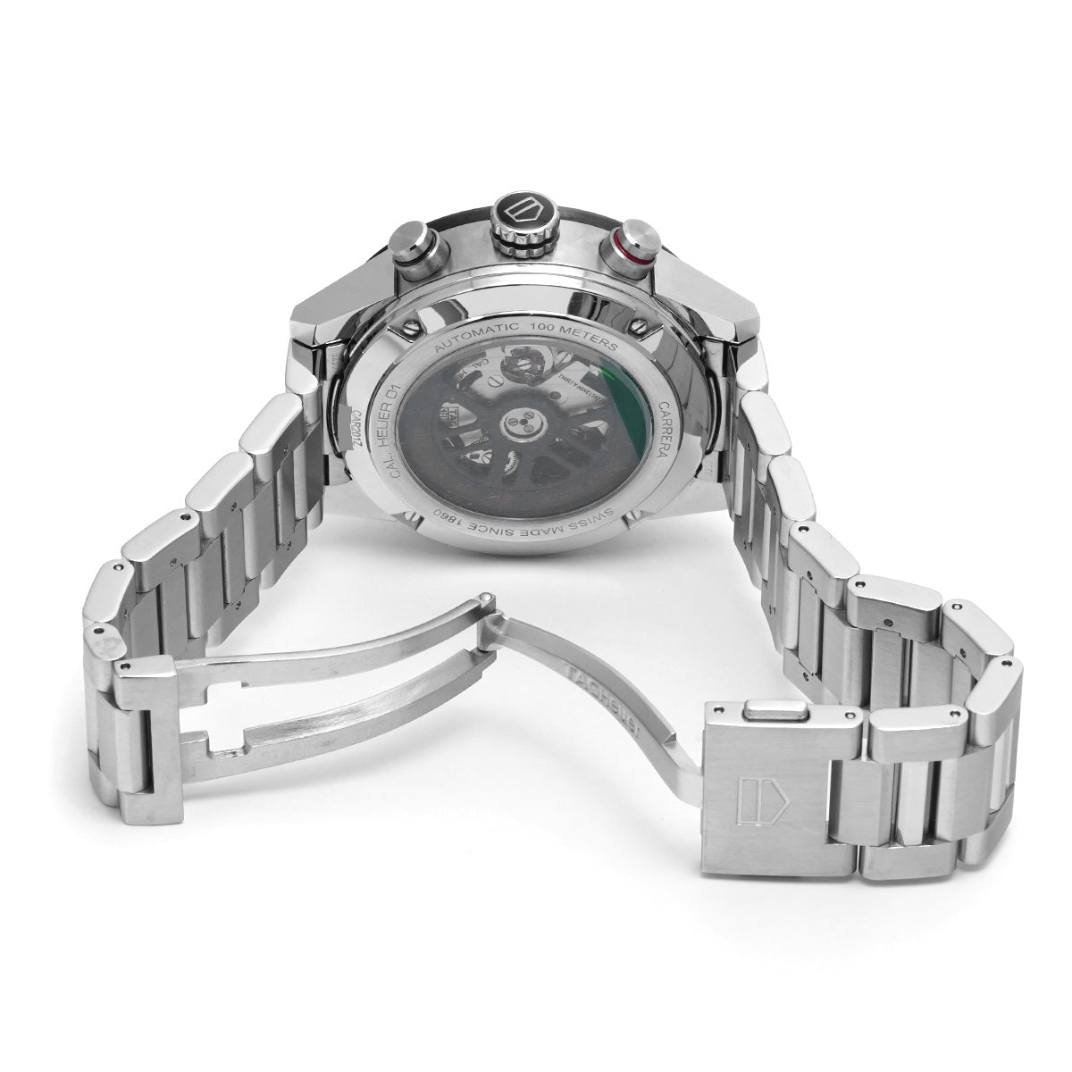 CARRERA Calibre Heuer 01 CAR201Z.BA0714 Black TAG HEUER Men's [Pre-Owned].