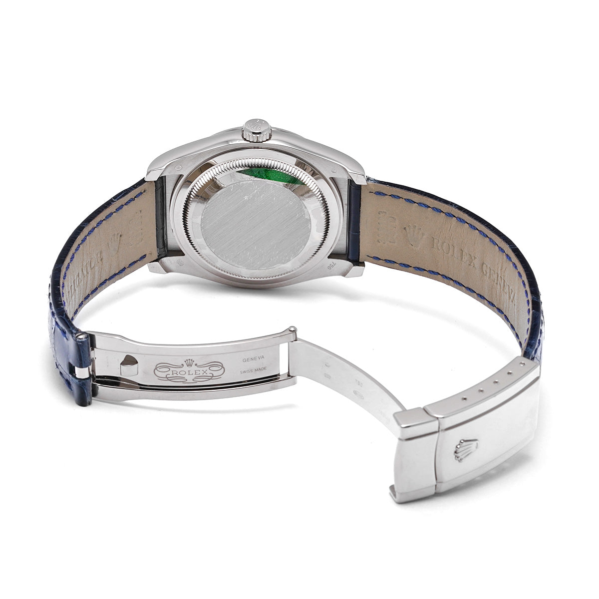 DATE JUST 116139 F (manufactured circa 2004) Blue ROLEX Men's [Pre-Owned].