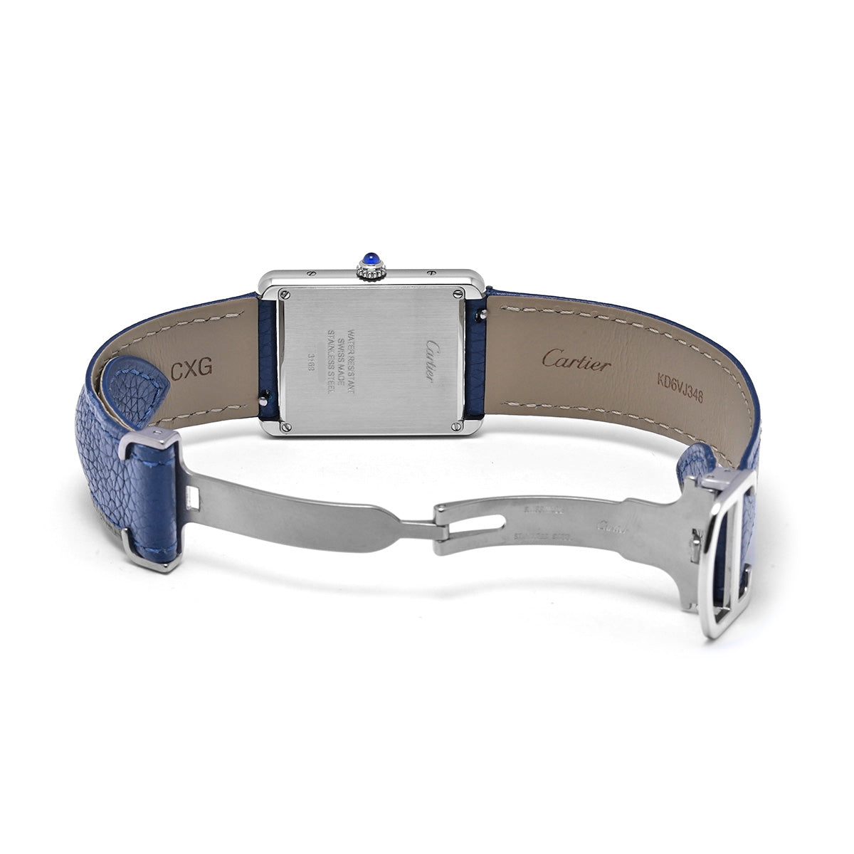 Tank Solo LM WSTA0028 Silver CARTIER Ladies [Pre-owned]