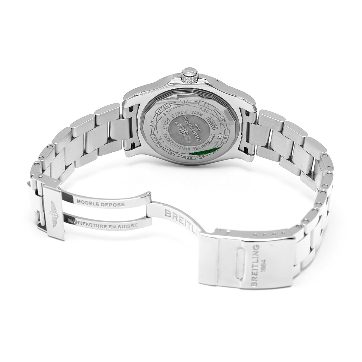 Avenger II GMT Mother of Pearl Japan Limited Edition A3239011/A809 White MOP BREITLING Men's [Pre-Owned].